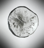 Diamond (0.19 carat polished slice with internal zoning) from Democratic Republic of the Congo
