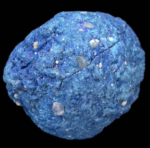 Azurite Nodule from Blue Ball Mine, 4.8 km south of Miami, Gila County, Arizona