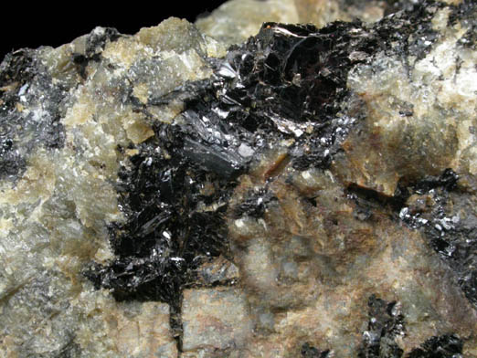 Zirconolite var. Polymignite with Biotite from Stavern (Fredriksvärn), Larvik, Vestfold, Norway