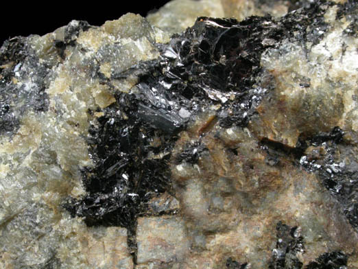 Zirconolite var. Polymignite with Biotite from Stavern (Fredriksvrn), Larvik, Vestfold, Norway