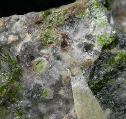 Fairbankite with Rodalquilarite from Tombstone District, Cochise County, Arizona (Type Locality for Fairbankite)