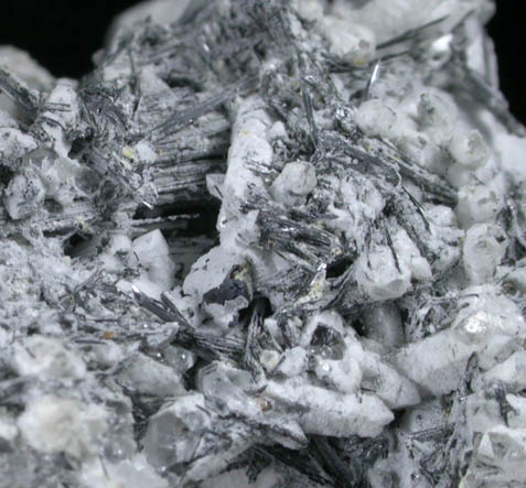 Cosalite and Quartz from Kara Oba (Dzhambul), Betpakdala Desert, Karaganda Oblast', Kazakhstan