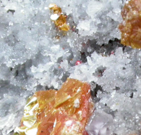 Galkhaite, Orpiment, Realgar from Getchell Mine, Humboldt County, Nevada