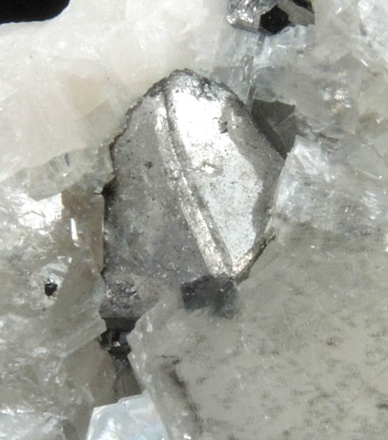 Carrollite in Calcite from Kamoya South Mine, Katanga (Shaba) Province, Democratic Republic of the Congo