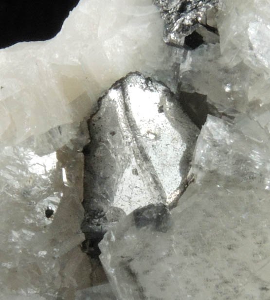 Carrollite in Calcite from Kamoya South Mine, Katanga (Shaba) Province, Democratic Republic of the Congo