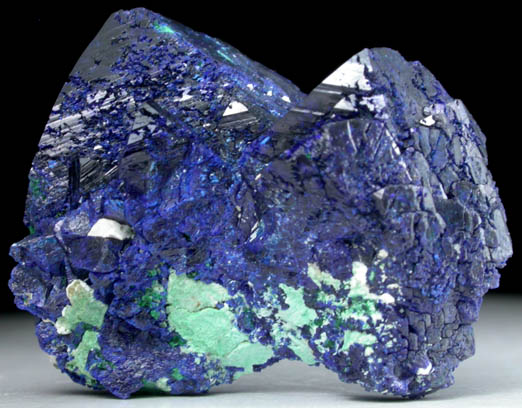 Azurite from Campbell Shaft, Bisbee, Warren District, Cochise County, Arizona