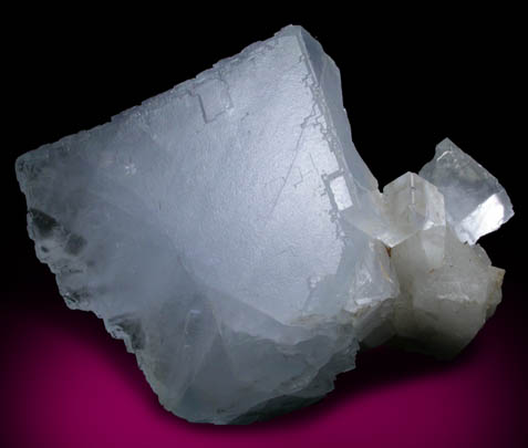 Fluorite with Calcite from Mina La Viesca, Huergo, La Collada, Siero, Asturias, Spain
