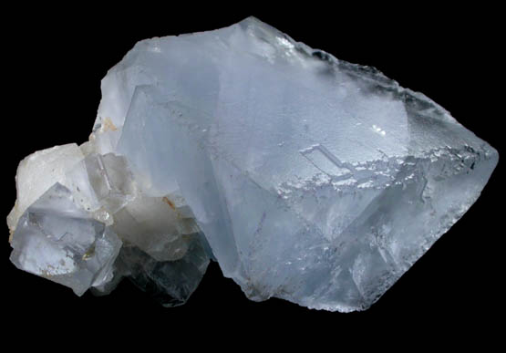 Fluorite with Calcite from Mina La Viesca, Huergo, La Collada, Siero, Asturias, Spain