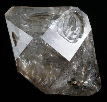 Quartz var. Herkimer Diamond from Fonda, Montgomery County, New York