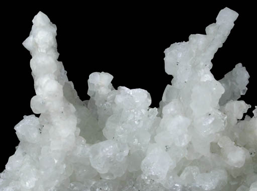 Calcite pseudomorphs after Natrolite from Upper New Street Quarry, Paterson, Passaic County, New Jersey