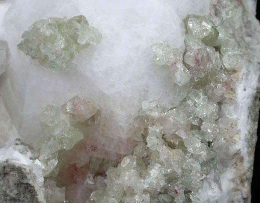 Analcime with Datolite from Upper New Street Quarry, Paterson, Passaic County, New Jersey