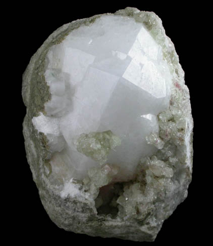 Analcime with Datolite from Upper New Street Quarry, Paterson, Passaic County, New Jersey