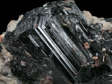 Schorl Tourmaline from Harvard Quarry, Greenwood, Oxford County, Maine