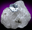 Molybdenite in Quartz from Moly Hill Mine, La Motte Township, Quebec, Canada