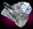 Molybdenite in Quartz from Moly Hill Mine, La Motte Township, Quebec, Canada