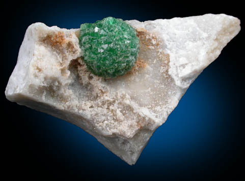 Variscite on Quartz from Itumbiara, Goias, Brazil