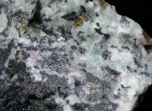 Hodgkinsonite, Franklinite, Willemite, Andradite and Zincite from Parker Mine dumps, Franklin, Sussex County, New Jersey (Type Locality for Hodgkinsonite, Franklinite and Zincite)