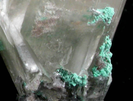 Cerussite with Malachite from Mammoth Mine, Tiger District, Pinal County, Arizona
