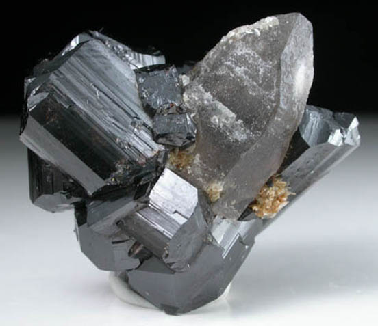 Cassiterite with Quartz from Tenkergin Mine, Iul'tinskiy Complex, Chukotskii Autonomous Okrug, Russia