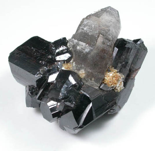 Cassiterite with Quartz from Tenkergin Mine, Iul'tinskiy Complex, Chukotskii Autonomous Okrug, Russia