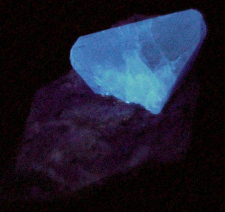 Benitoite from Benitoite Gem Mine, New Idria District, San Benito County, California (Type Locality for Benitoite)