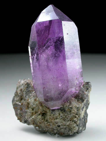 Quartz var. Amethyst from Tafelkop, Goboboseb Mountains, 27 km west of Brandberg Mountain, Erongo region, Namibia