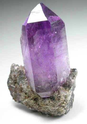 Quartz var. Amethyst from Tafelkop, Goboboseb Mountains, 27 km west of Brandberg Mountain, Erongo region, Namibia