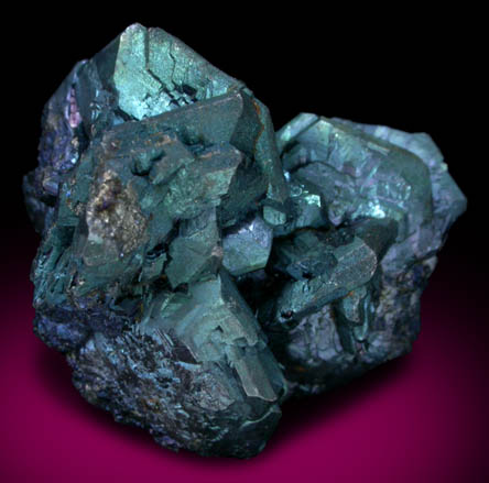 Chalcocite with Chalcopyrite-Bornite coating from Flambeau Mine, Ladysmith, Rusk County, Wisconsin