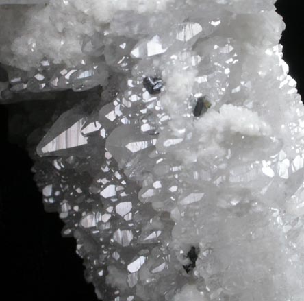 Calcite pseudomorph after Anhydrite with Dolomite and Sphalerite from Chihuahua, Mexico