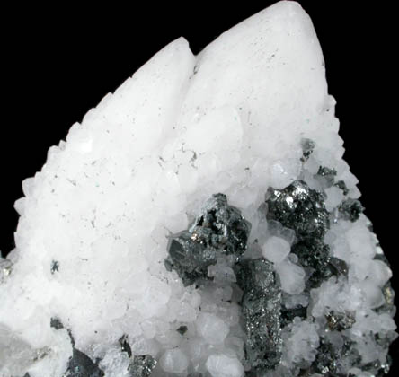 Tennantite-Tetrahedrite on Quartz with Pyrite from Arroyos Azules Mine, Concepcion del Oro, Zacatecas, Mexico