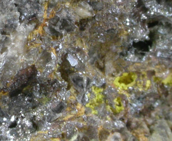 Terlinguaite and Native Mercury from Hauhauxtla, Taxco, Guerrero, Mexico