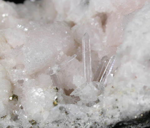 Calcite with Quartz from Casapalca District, Huarochiri Province, Peru