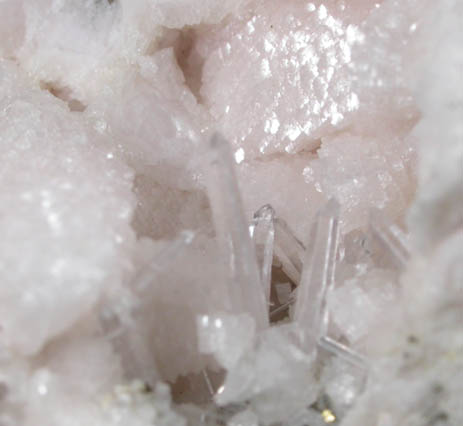 Calcite with Quartz from Casapalca District, Huarochiri Province, Peru