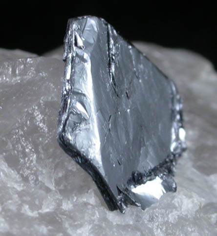 Molybdenite in Quartz from Moly Hill Mine, La Motte Township, Qubec, Canada