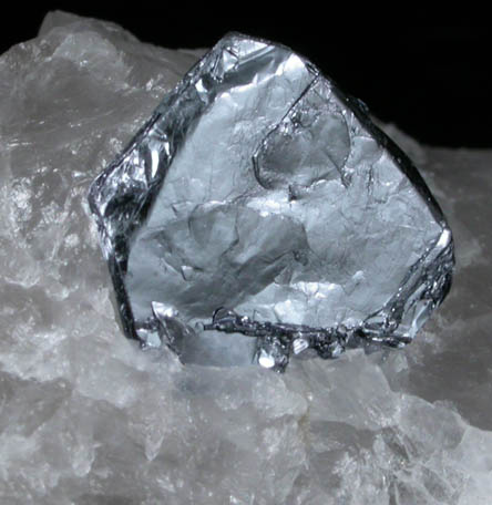 Molybdenite in Quartz from Moly Hill Mine, La Motte Township, Qubec, Canada