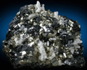Sphalerite, Pyrite, Quartz from Rodna District, Rodna Mountains, Bistri?a-Nasaud, Romania