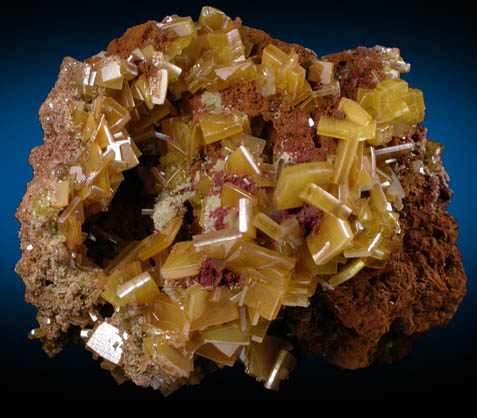 Wulfenite from Meica District, Mount Peca, Carinthia, Slovenia