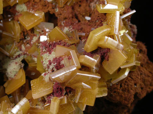 Wulfenite from Meica District, Mount Peca, Carinthia, Slovenia