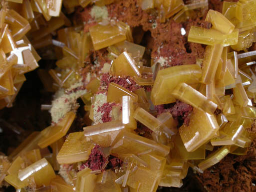 Wulfenite from Meica District, Mount Peca, Carinthia, Slovenia