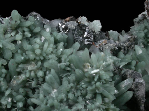 Quartz with Galena, Sphalerite, Ankerite from Deveti Septemvri Mine, Madan District, Rhodope Mountains, Bulgaria