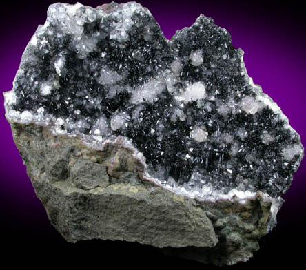 Goethite on Quartz from Amerzgane, Ouarzazate, Morocco