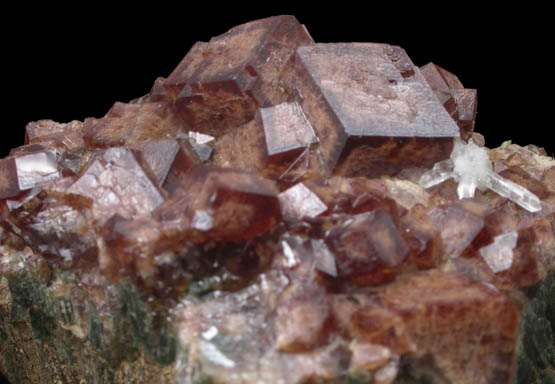 Andradite Garnet on Hedenbergite from Mega Xhorio, Serifos Island, Greece