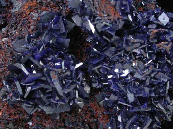 Azurite from Kerrouchene, Middle Atlas Mountains, Khnifra Province, Morocco