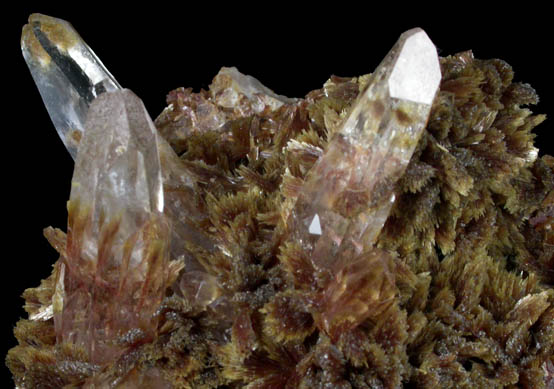 Epidote and Quartz from Krushev Dol Mine, Madan District, Rhodope Mountains, Bulgaria