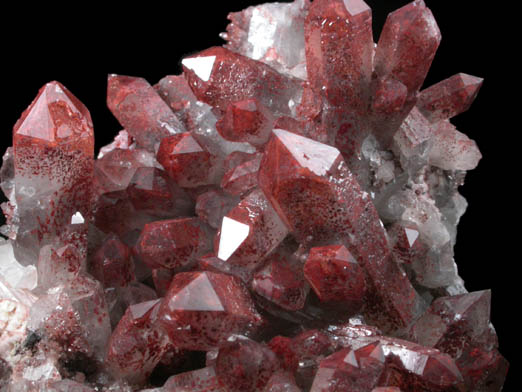 Quartz with Hematite inclusions from Orange River District, Northern Cape Province, South Africa