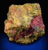 Getchellite in Orpiment from Getchell Mine, Humboldt County, Nevada (Type Locality for Getchellite)