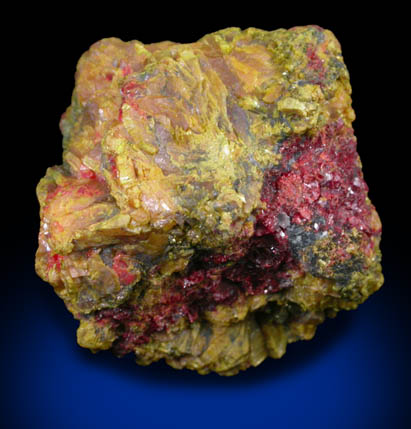 Getchellite in Orpiment from Getchell Mine, Humboldt County, Nevada (Type Locality for Getchellite)