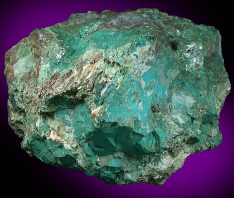 Chrysocolla from James River-Roanoke River Manganese District, Amherst County, Virginia