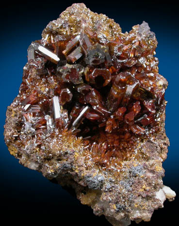 Vanadinite var. Endlichite from Sierra de Los Lamentos, Chihuahua, Mexico