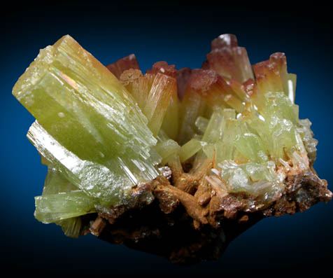 Pyromorphite with Limonite from Daoping Mine, Yangshuo, Guangxi, China